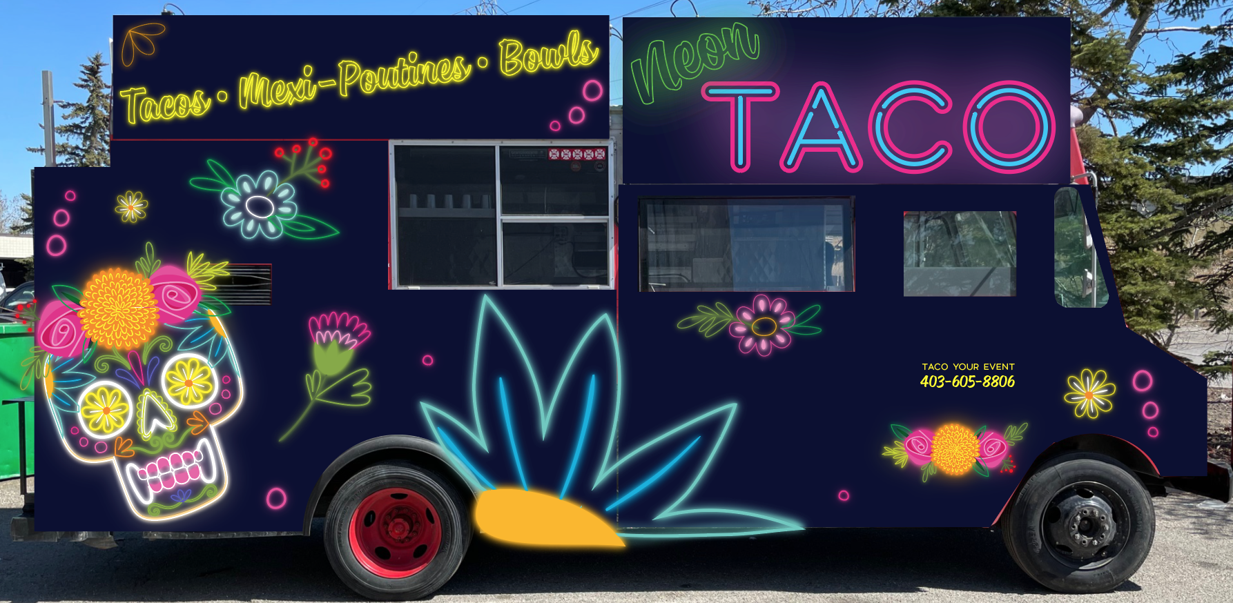 International - Neon Taco — YYCFoodTrucks | Calgary Food Truck